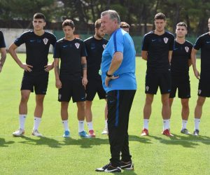 09.09.2019., stadion Subicevac, Sibenik - Trening U-21 hrvatske nogometne reprezentacije uoci ogleda sa Skotskom. Izbornik Nenad Gracan. 
Photo: Hrvoje Jelavic/PIXSELL