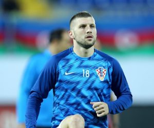 09.09.2019., stadion Backell Arena, Baku, Azerbajdzan- Kvalifikacijske za Europsko prvesntvo, skupina E, 5. kolo, Azerbajdzan - Hrvatska. Ante Rebic. 
Photo: Luka Stanzl/PIXSELL