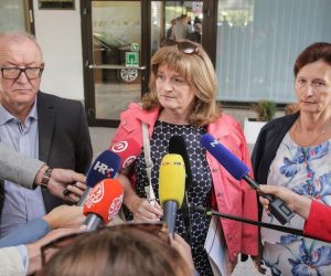 10.09.2019., Zagreb - U Ministarstvu zdravstva na Ksaveru odrzan je nastavak pregovora pregovarackih odbora Vlade RH i sindikata. Anica Prasnjak. 
Photo: Tomislav Miletic/PIXSELL
