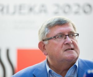 10.9.2019., Rijeka -  Konferencija za medije na kojoj je predstavljen program za 2020. godinu, programskog pravca 27 susjedstva Rijeke 2020 Europske prijestolnice kulture. Gradonacelnik Vojko Obersnel. Photo: Nel Pavletic/PIXSELL