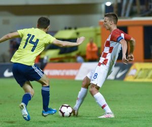10.09.2019., stadion Subicevac, Sibenik - Kvalifikacijska utakmica za U-21 Europsko prvenstvo, skupina 4, Hrvatska - Skotska. Nikola Moro Photo: Hrvoje Jelavic/PIXSELL