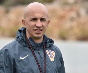 10.11.2016., Vodice - Prijateljska nogometna utakmica Hrvatska U-17 - HNK Sibenik. Petar Krpan. 
Photo: Hrvoje Jelavic/PIXSELL