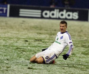 04.12.2012., stadion u Maksimiru, Zagreb - UEFA Liga prvaka, skupina A, 6. kolo, GNK Dinamo - FC Dynamo Kijev. Andriy Yarmolenko. 
Photo: Dalibor Urukalovic/PIXSELL