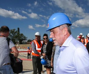 13.09.2019., Zagreb - Zagrebacki gradonacelnik Milan Bandic obisao je gradiliste remetineckog rotora. Photo: Filip Kos/PIXSELL