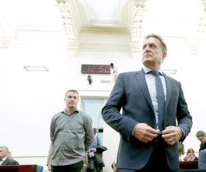 19.09.2019., Zagreb - Zupanijski sud. Sutkinja Gordana Mihela Grahovac objavila je nepravomocnu presudu Bozidaru Kalmeti i drugima u aferi Hac-Remorker. Photo: Sanjin Strukic/PIXSELL
