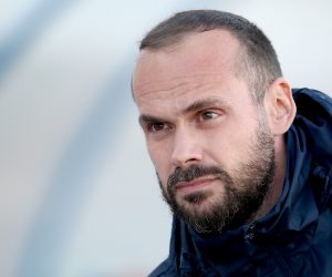 20.09.2019., stadion u Kranjcevicevoj ulici, Zagreb - Hrvatski Telekom Prva liga, 09. kolo, NK Lokomotiva - NK Osijek. Trener Osijeka Dino Skender. 
Photo: Igor Kralj/PIXSELL