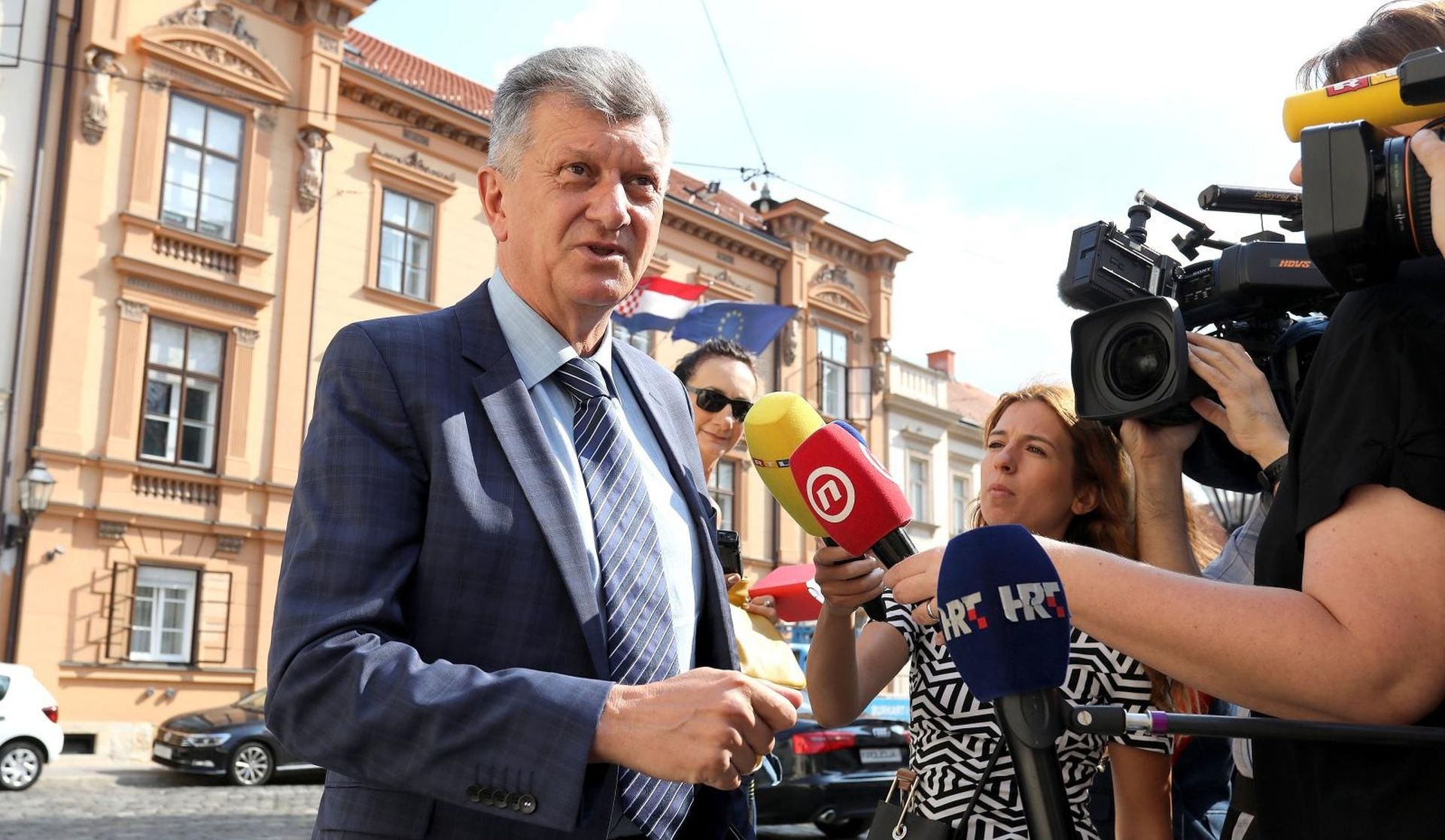 21.08.2019., Zagreb - Nakon ljetne stanke u Banskim dvorima odrzana je sjednica uzeg kabineta Vlade RH. Milan Kujundzic, ministar zdravstva Photo: Patrik Macek/PIXSELL
