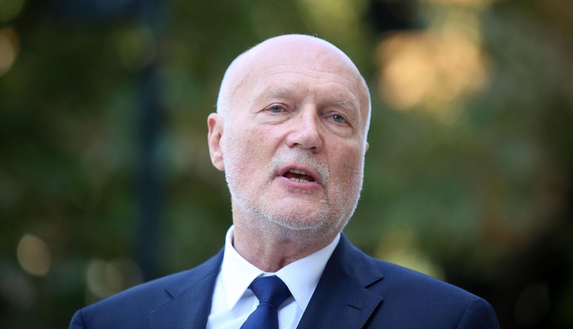 21.08.2019., Rijeka - Konferencija za medije prof. dr. sc. Ante Simonica na kojoj je objavio svoju kandidaturu za predsjednika Republike Hrvatske. Photo: Nel Pavletic/PIXSELL