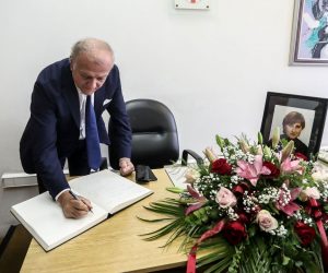 22.09.2019., Zagreb - 20. obljetnica ubojstva na Opcinskom sudu, kada je Mato Oraskic ubio sutkinju, odvjetnicu, svoju suprugu i tesko ranio zapisnicarku.
Photo: Slavko Midzor/PIXSELL