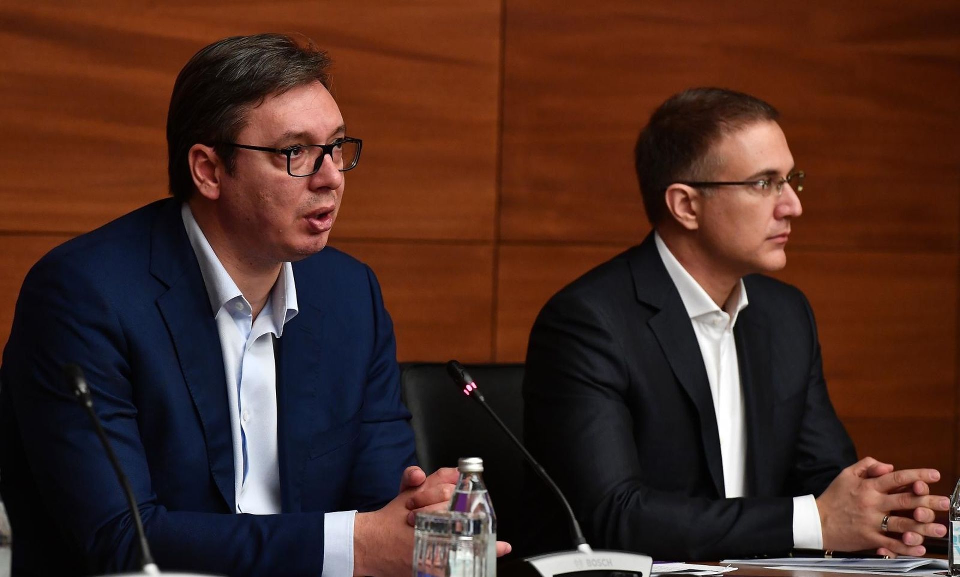 Beograd: Predsjednik Srbije sastao se s predstavnicima Srba s Kosova 22.11.2018., Beograd, Srbija - U Klubu Poslanika odrzan je sastanak predsjednika Srbije Aleksandra Vucica s predstavnicima Srba s Kosova. Ministar unutarnjih poslova Nebojsa Stefanovic. Photo: Srdjan Ilic/PIXSELL
