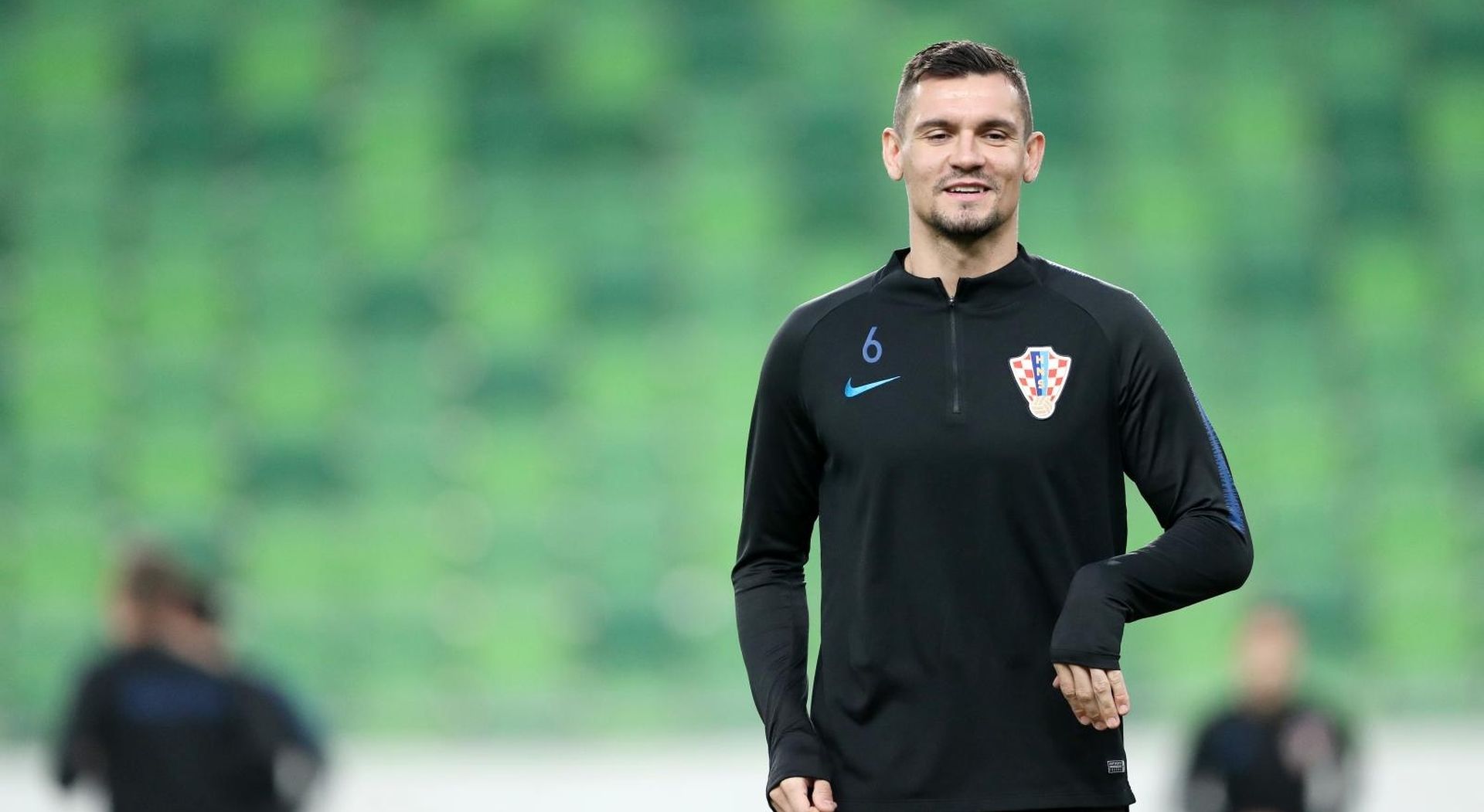 Budimpešta: Trening nogometnih reprezentativaca uoči utakmice s Mađarskom 23.03.2019., Budimpesta, Madjarska - Trening hrvatske nogometne reprezentacije uoci kvalifikacijske utakmice s Madjarskom za Europsko nogometno prvenstvo 2020. Dejan Lovren  Photo: Sanjin Strukic/PIXSELL