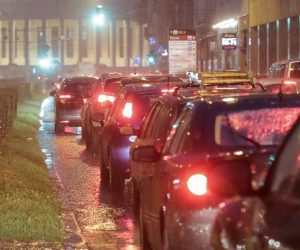 23.09.2019., Zagreb - Kisa koja je u Zagrebu pala na prvi dan jeseni ponegdje je prouzrocila poteskoce u prometu. 
Photo: Tomislav Miletic/PIXSELL