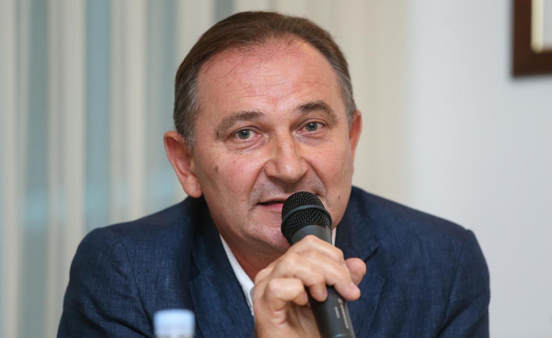 24.09.2019., hotel Dubrovnik, Zagreb - Europska konfederacija sindikata (ETUC) i njene hrvatske clanice Savez samostalnih sindikata Hrvatske (SSSH) i Nezavisni hrvatski sindikati (NHS), organiziraju konferenciju za novinare na temu: Mirovinska reforma u Hrvatskoj i Europi - Sindikalni zahtjevi za ukljucive, ucinkovite i adekvatne mirovine za sve, te ETUC-ova podrska inicijativi 67 je previse. Mladen Novosel
Photo: Luka Stanzl/PIXSELL