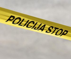 Livno: Policija Bosne i Hercegovine 24.07.2018., Livno, Bosna i Hercegovina - Policijska traka. Photo: Hrvoje Jelavic/PIXSELL