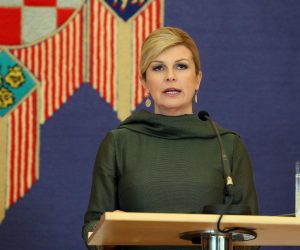 Zagreb: Zajednièka konferencija Kolinde Grabar-Kitaroviæ i indijskog predsjednika  26.03.2019., Zagreb - Predsjednica Republike Hrvatske Kolinda Grabar-Kitarovic primila je predsjednika Republike Indije Rama Natha Kovinda. 
Photo: Goran Stanzl/PIXSELL