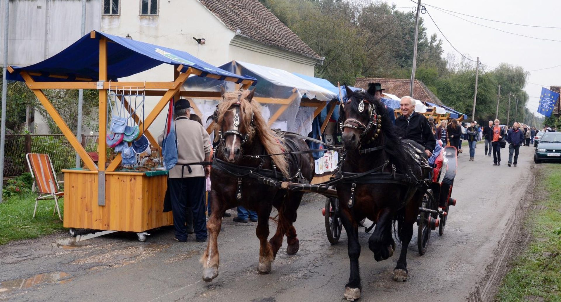 26.09.2015., Krapje - Povodom manifestacije Dani europske bastine otvoren je novi Centar za posjetitelje u Parku prirode Lonjsko polje. Photo: Nikola Cutuk/PIXSELL