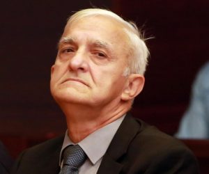 26.09.2017., Split - Dragan Vasiljkovic osudjen je na 15 godina zatvora presudom donesenom na Zupanijskom sudu. Proglasen je krivim za dvije tocke optuznice - zlostavljanje zatvorenika na Kninskoj tvrdjavi i napad na policijsku postaju u Glini.
Photo: Miranda Cikotic/PIXSELL
