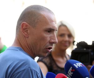 28.8.2019.., Rijeka - Nakon cetiri dana Matko Skalamera pusten je iz pritvora. Photo: Nel Pavletic/PIXSELL