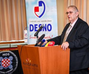 28.09.2019. Zagreb - Predstavljanje kandidature za predsjednika Republike Hrvatske Ante Djapica  Photo: Josip Regovic/PIXSELL