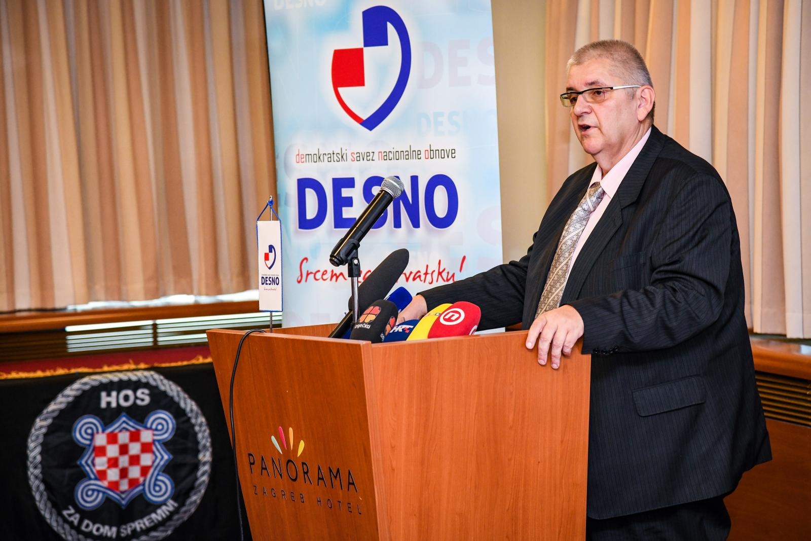 28.09.2019. Zagreb - Predstavljanje kandidature za predsjednika Republike Hrvatske Ante Djapica  Photo: Josip Regovic/PIXSELL