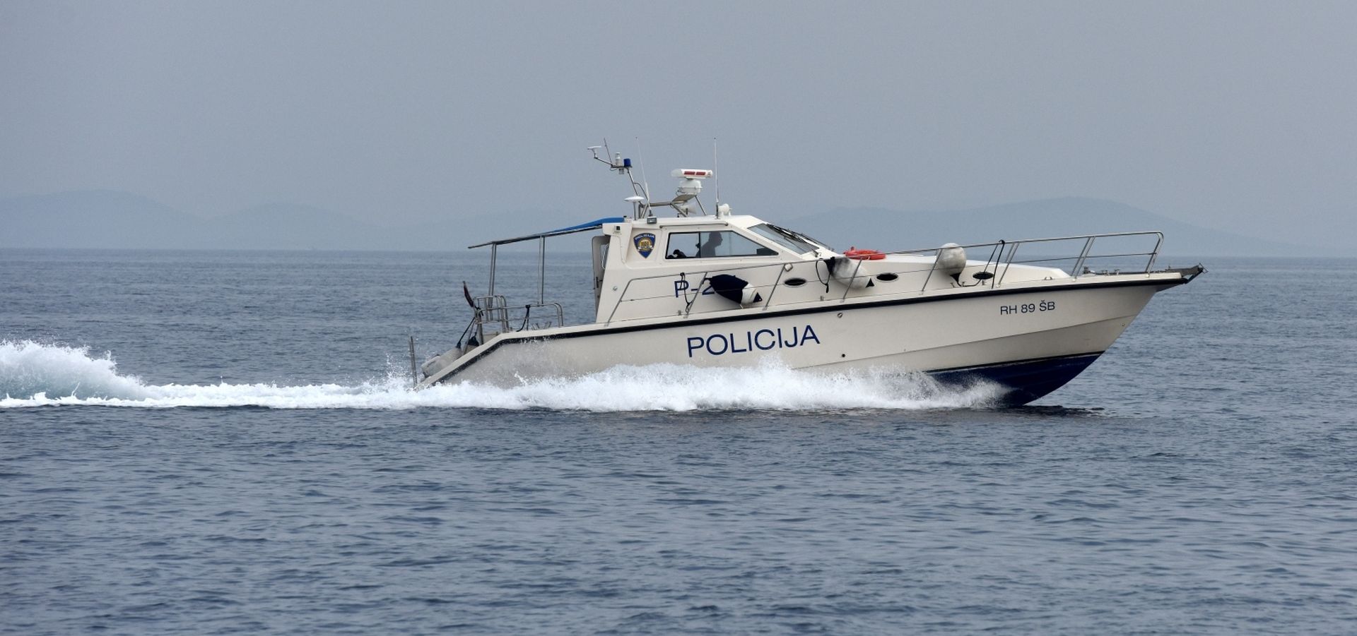 30.08.2019., Kornat - Pomorska policija u ophodnji na otoku Kornatu. Photo: Hrvoje Jelavic/PIXSELL