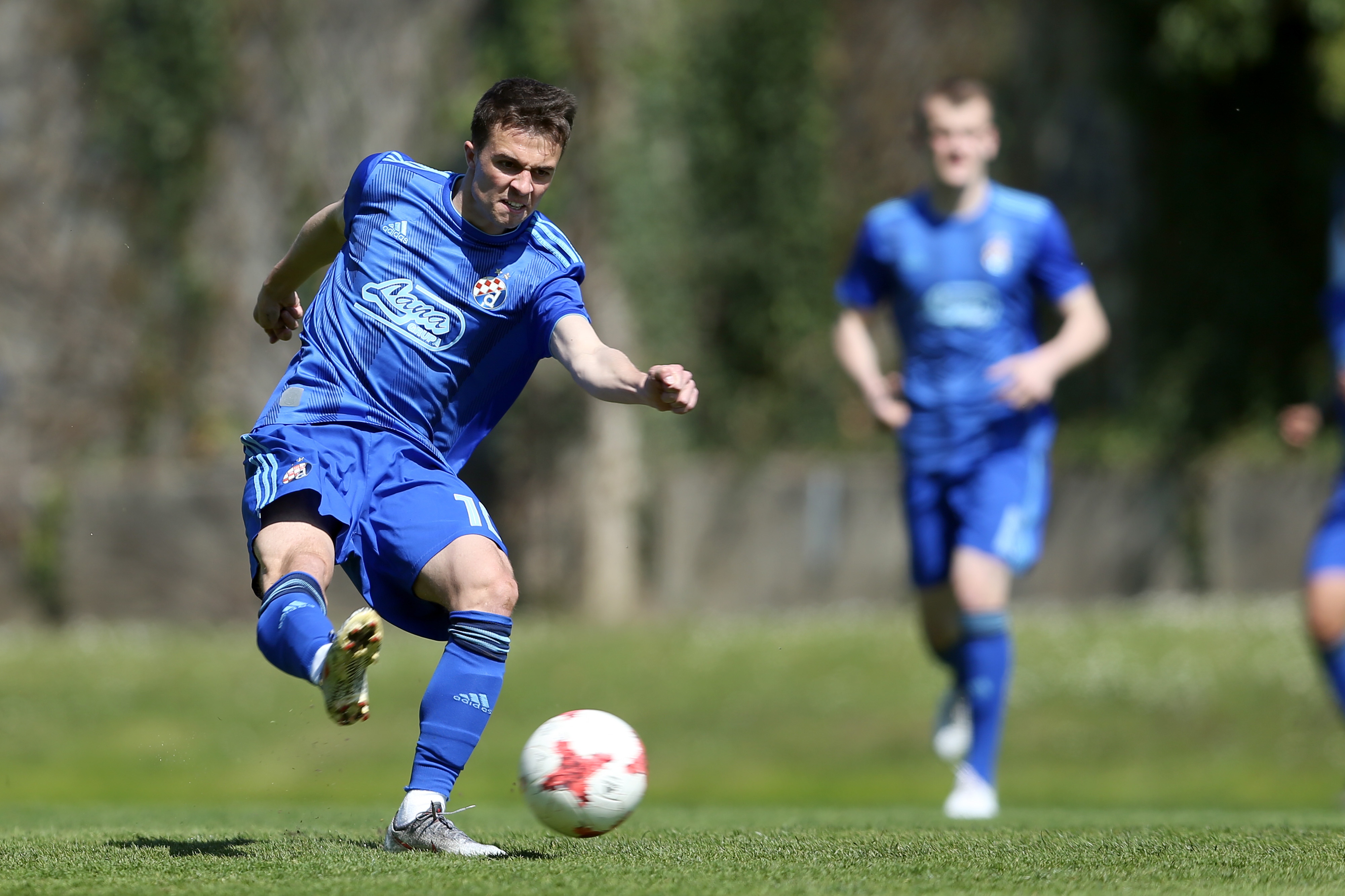 Zagreb: Dinamo i Hajduk odigrali bez pobjednika u Drugoj HNL 31.03.2019., Zagreb - Hitrec Kacijan stadion, Zagreb - Druga HNL, 18. kolo, GNK Dinamo II - Hajduk II. Matija Fintic. 
Photo: Luka Stanzl/PIXSELL