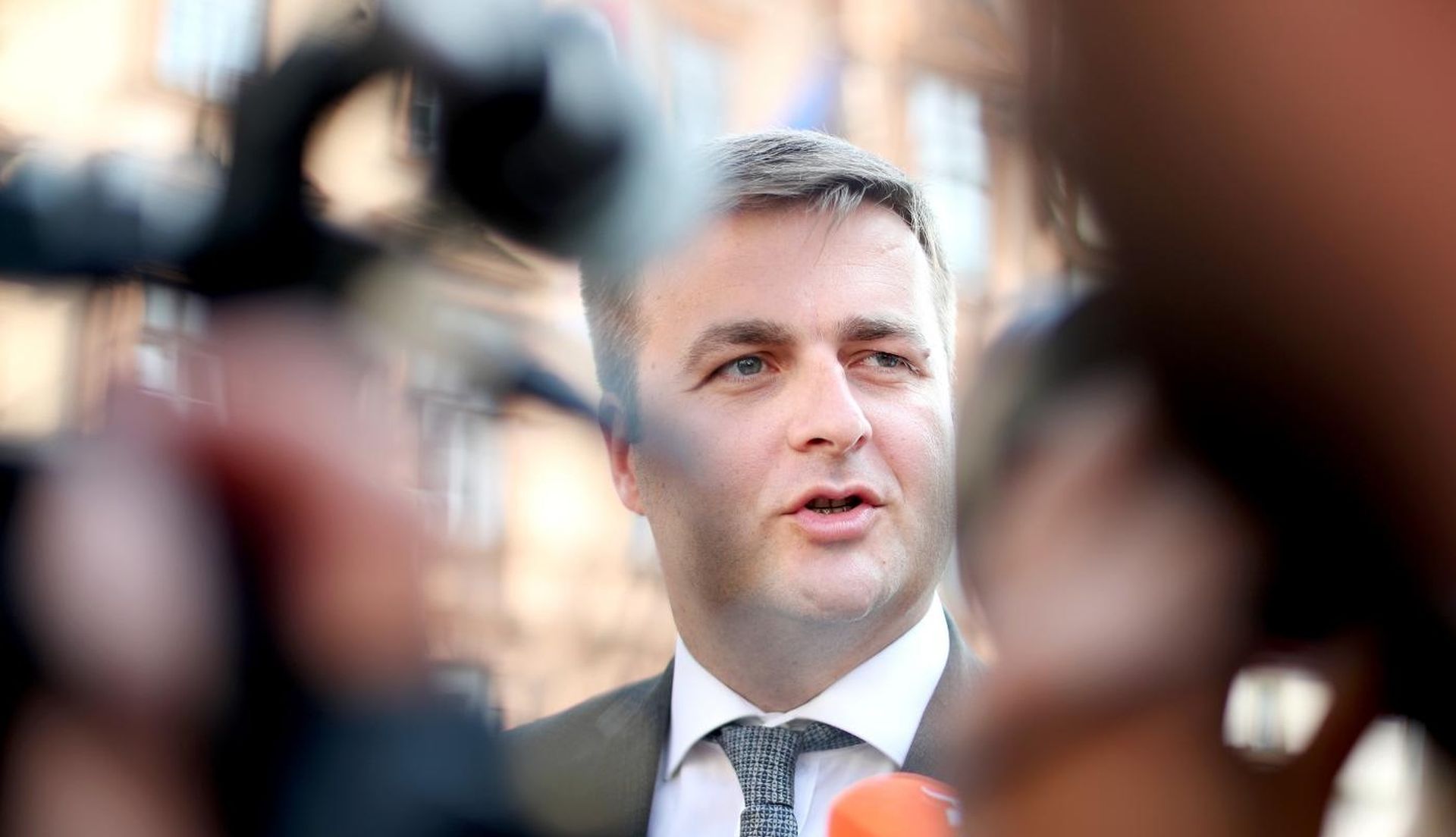 31.07.2019., Zagreb - Trg svetog Marka. Dolazak ministara na sjednicu uzeg kabineta Vlade RH. Tomislav Coric. Photo: Sanjin Strukic/PIXSELL