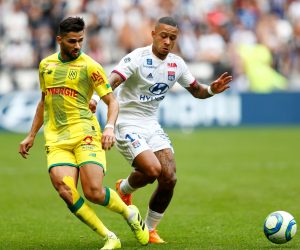 Ligue 1 - Olympique Lyonnais v Nantes Soccer Football - Ligue 1 - Olympique Lyonnais v Nantes - Groupama Stadium, Lyon, France - September 28, 2019  Olympique Lyonnais' Memphis Depay in action with Olympique Lyonnais' Memphis Depay                REUTERS/Emmanuel Foudrot EMMANUEL FOUDROT