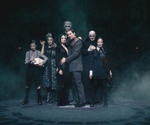 Zagreb, 5.10.2019. - Festival 34. Gavelline večeri održat će se od 11. do 23. listopada u Gradskom kazalištu Gavelli, a donosi 11 predstava iz Hrvatske, Srbije, BiH i Slovenije, od čega deset u konkurenciji za festivalske nagrade. Na slici, prizor iz predstave "Addamsovi" Mestnog gledališča ljubljanskog iz Slovenije.
foto HINA/ Gavella/ ml