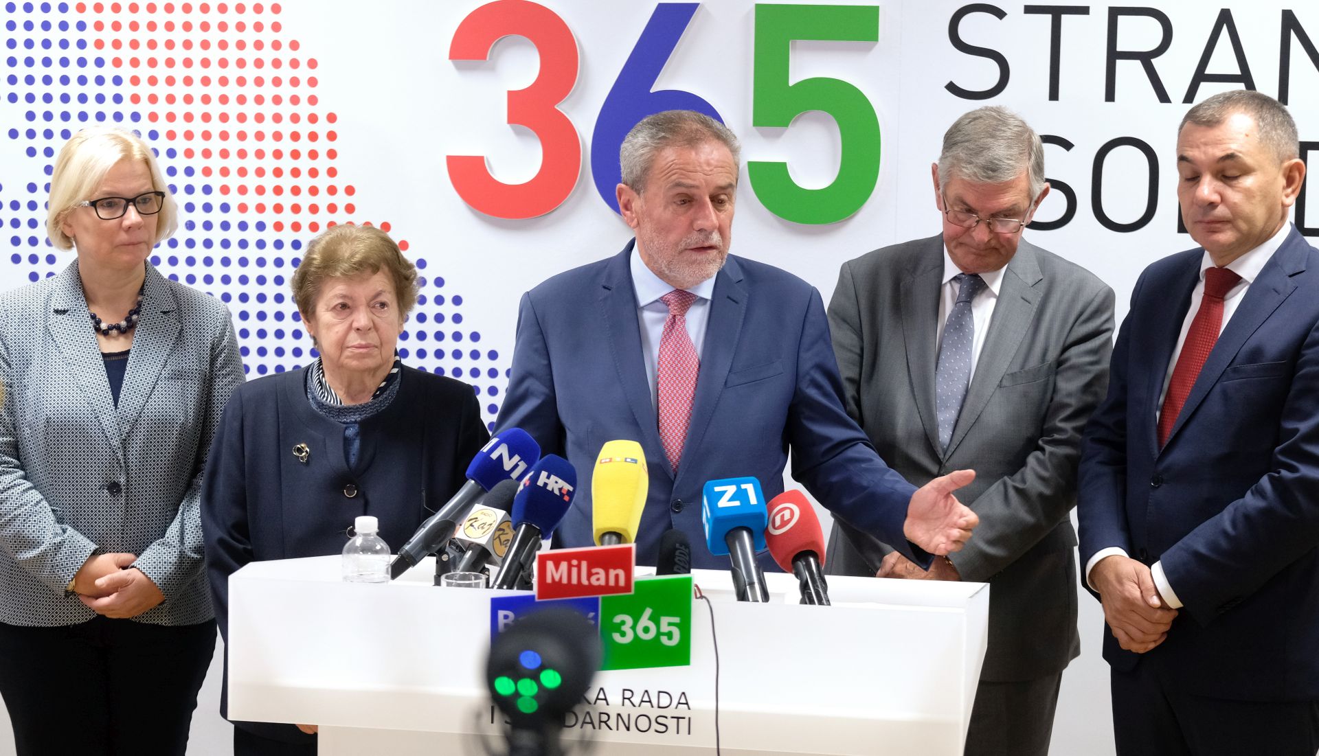Zagreb, 10.10.2019. - Konferencija za medije predsjednika Stranke rada i solidarnosti Milana Bandića s temom "Štrajk - povećanje plaća u školstvu".
Na fotografiji Milan Bandić.
foto HINA / Edvard ŠUŠAK/ es