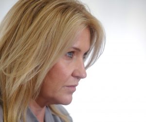 Zagreb, 14.10.2019 - Predsjednica Povjerenstva za odlučivanje o sukobu interesa Nataša Novaković održala je konferencju za medije u povodu učestalih izjava u medijima visokih državnih dužnosnika vezanih za rad Povjerenstva. Na fotografiji Nataša Novaković.   foto HINA/ Daniel KASAP/ dk