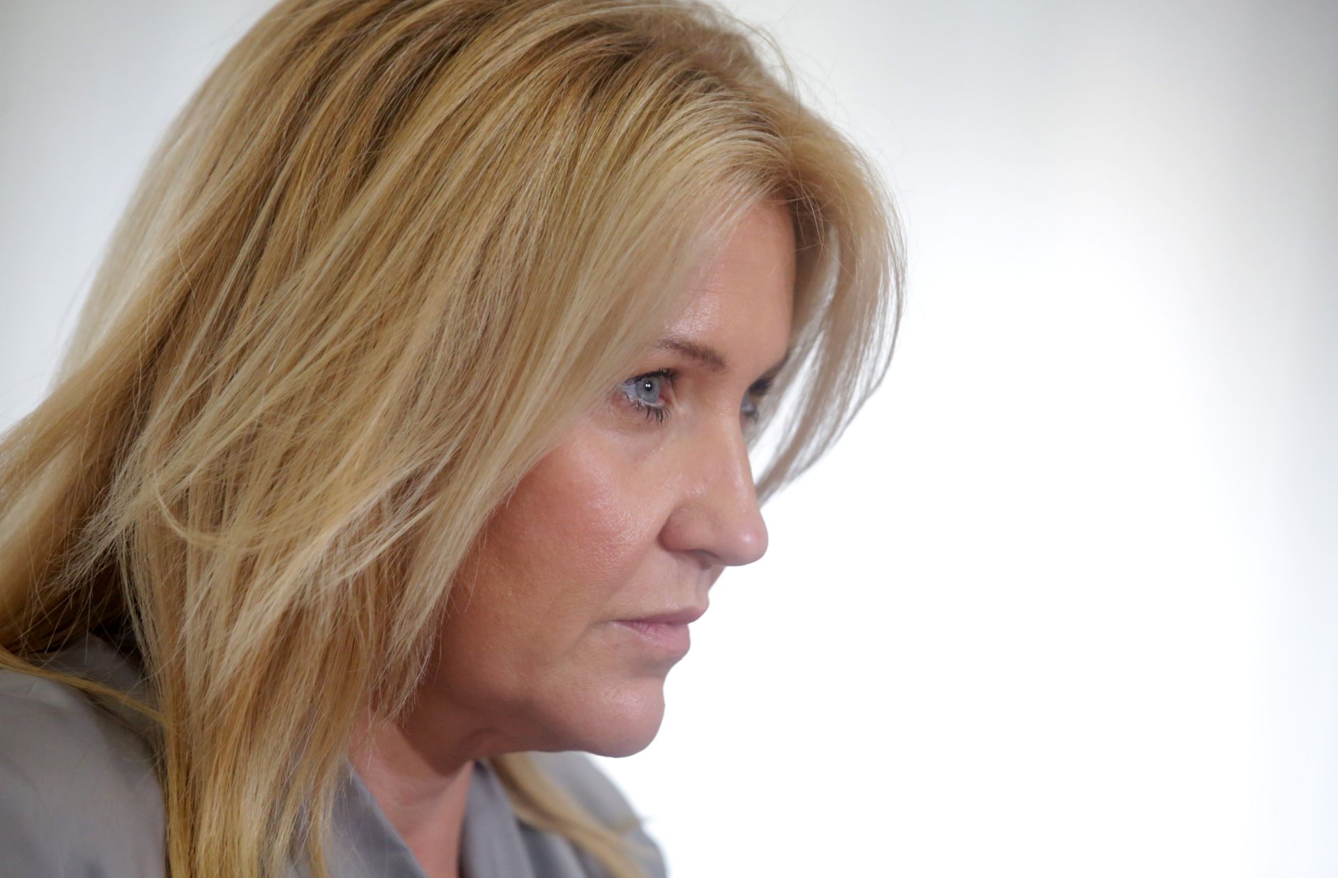 Zagreb, 14.10.2019 - Predsjednica Povjerenstva za odlučivanje o sukobu interesa Nataša Novaković održala je konferencju za medije u povodu učestalih izjava u medijima visokih državnih dužnosnika vezanih za rad Povjerenstva. Na fotografiji Nataša Novaković.   foto HINA/ Daniel KASAP/ dk