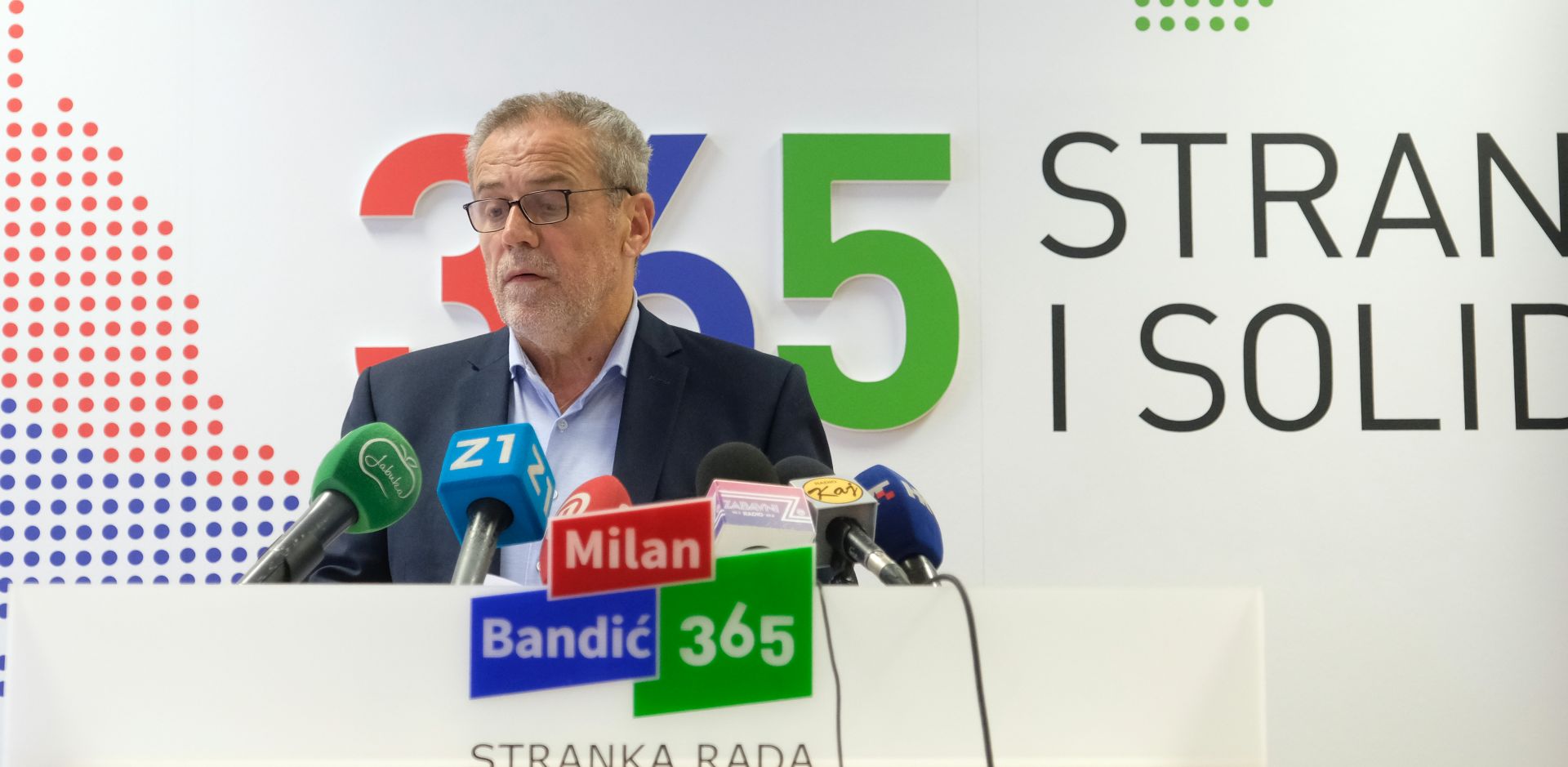 Zagreb, 21.10.2019. - Tiskovna konferencija Stranke rada i solidarnosti - Milan Bandić i Mirka Jozić.
Na fotografiji Milan Bandić.
foto HINA/ Edvard ŠUŠAK/ es