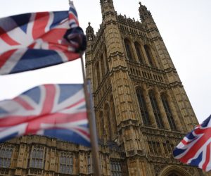 epa07948732 A view of the Houses of Parliament in London, Britain, 25 October 2019. The EU ambassadors have agreed to delay Brexit, but will not make a decision on a new deadline date until next week. MPs are expected on 28 October to consider Prime Minister Jonhson's call for an early general election.  EPA/NEIL HALL