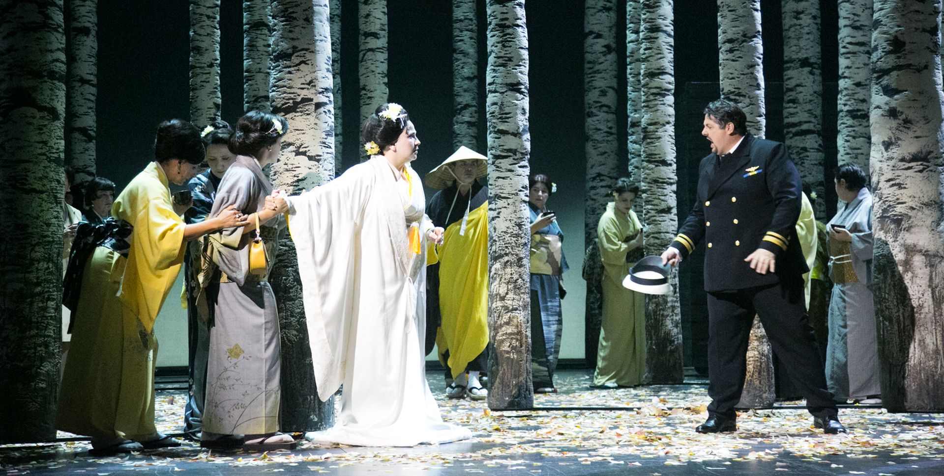 Zagreb, 25.10.2019 - U Hrvatskom narodnom kazalitu (HNK) u Zagrebu premijerno je izvedena opera "Madama Butterfly" Giacoma Puccinija u reiji Andree Cignija i pod ravnanjem Marcella Mottadellija.
foto HINA/ HNK/ ua