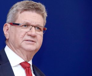01.10.2019., Zagreb - U Saboru je odrzana konferencija za medije kluba zastupnika HSS-a i Demokrata, na kojoj je Mirando Mrsic govorio o razdvajanju mirovina.
Photo: Patrik Macek/PIXSELL