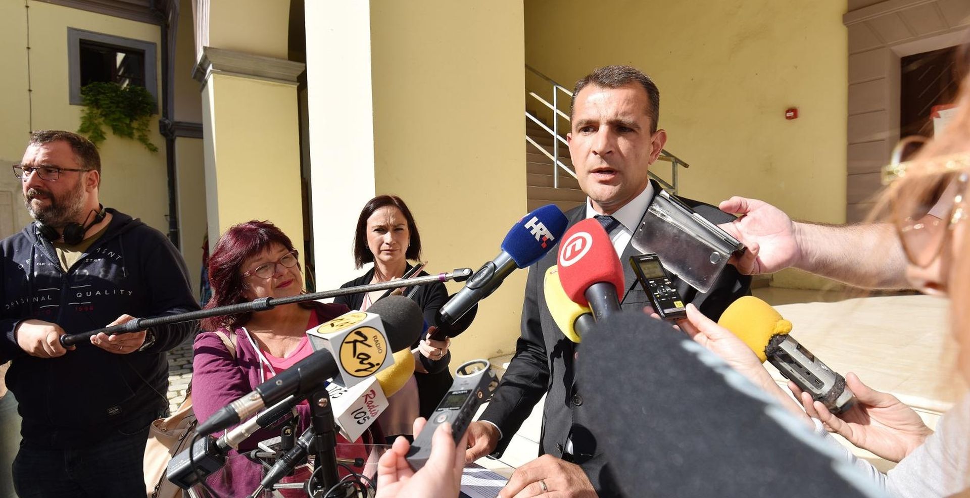 01.10.2019., Cakovec- Medjimurski zupan Matija Posavec izasao je iz HNS-a.
Photo: Vjeran Zganec Rogulja/PIXSELL