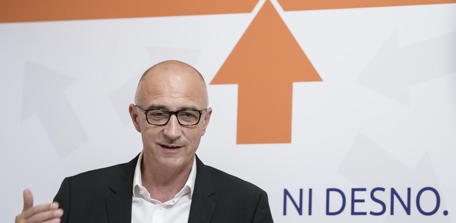 01.10.2019., Zagreb- Predsjednik Hrvatske narodne stranke – liberalnih demokrata Ivan Vrdoljak objavio je odluku Matije Posavca da izlazi iz stranke.
Photo: Sandra Simunovic/PIXSELL