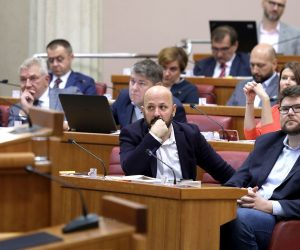 02.10.2019., Zagreb - Zastupnici su radni dan u Saboru nastavili glasovanjem o do sada raspravljenim tockama dnevnog reda.
Photo: Patrik Macek/PIXSELL
