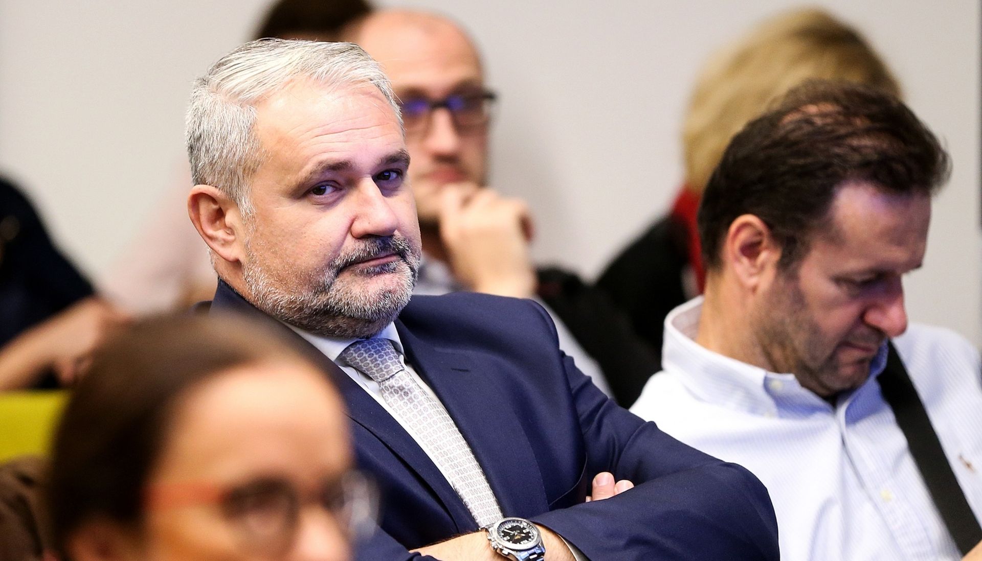 02.10.2019., Zagreb - HUP ICT, Udruga informaticke i komunikacijske djelatnosti predstavila je dokument Potencijal umjetne inteligencije za Hrvatsku. Davor Majetic. 
Photo: Goran Stanzl/PIXSELL