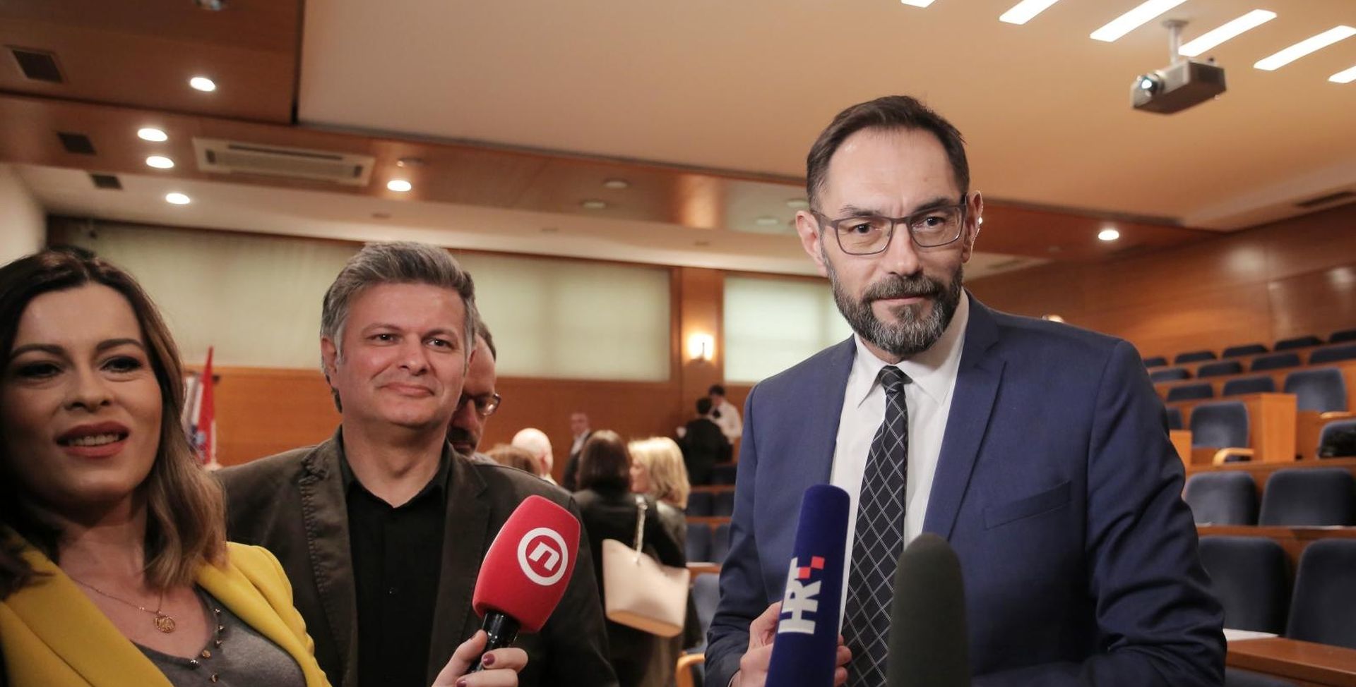 Zagreb: Predstavljanje knjige suca Vrhovnog suda Marina Mrčele i profesora  Igora Vuletića 03.04.2019., Zagreb - U dvorani hrvatskog lijecnickog zbora, Subicevoj ulici predstavljena je knjiga suca Vrhovnog suda Marina Mrcele i profesora iz Osijeka Igora Vuletica Lijecnik i kazneno pravo. Drazen Jelenic. 
Photo: Tomislav Miletic/PIXSELL