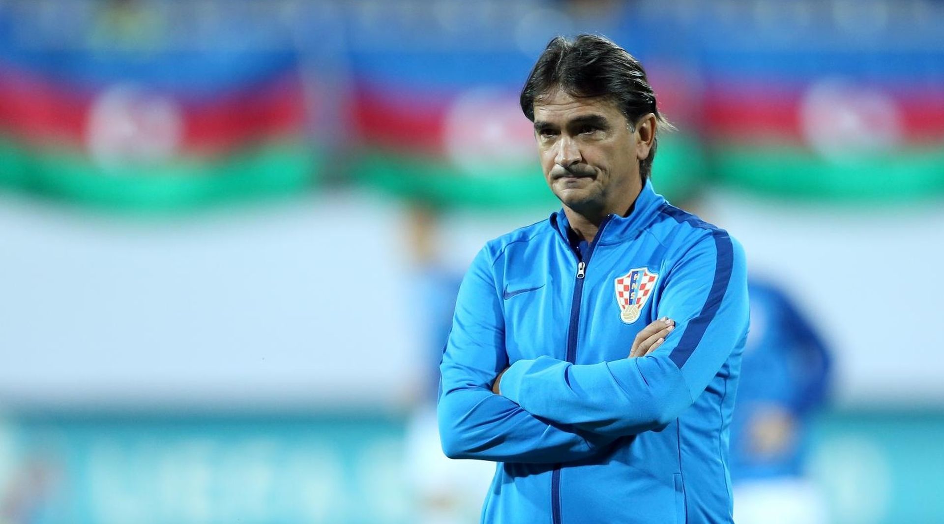 09.09.2019., stadion Backell Arena, Baku, Azerbajdzan- Kvalifikacijske za Europsko prvesntvo, skupina E, 5. kolo, Azerbajdzan - Hrvatska. Zlatko Dalic. 
Photo: Luka Stanzl/PIXSELL