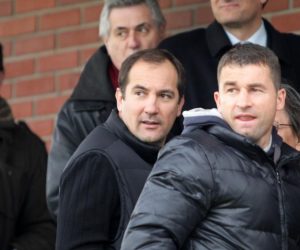 05.03.2011. Zadar - 1. HNL, 20. kolo, NK Zadar - HNK Hajduk. Igor Stimac i Jakov Surac
Photo: Filip Brala/PIXSELL