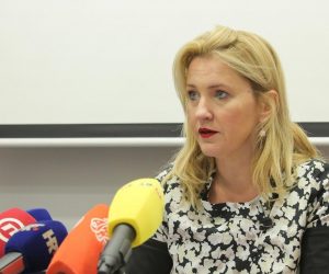 11.10.2019., Zagreb - Odrzana je 65. sjednica Povjerenstva za odlucivanje o sukobu interesa. Predjsednica Povjerenstva Natasa Novakovic Photo: Tomislav Miletic/PIXSELL