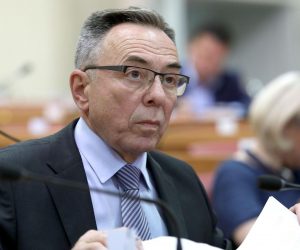 12.06.2019., Zagreb - Sabor je 12. sjednicu nastavio raspravom o konacnom prijedlogu zakona o vodama. Milorad Batinic. Photo: Patrik Macek/PIXSELL