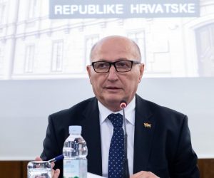 12.07.2019., Zagreb - Na konferenciji za novinare predsjednik Ustavnog suda Miroslav Šeparovic izvijestio je o nekoliko novijih odluka za koje postoji poseban interes javnosti. Miroslav Separovic.
Photo: Davor Puklavec/PIXSELL