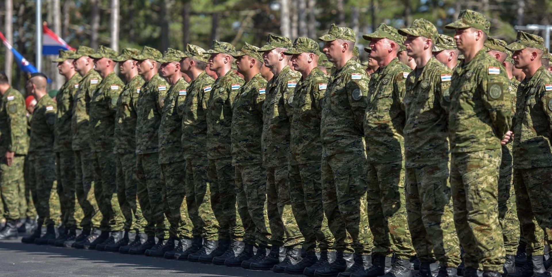 13.09.2019., Udbina - Uz nazocnost predsjednice RH Kolinde Grabar Kitarovic, u vojarni Josip Jovic svecano otvorenje novoustrojenog Sredista za razvoj vođa "Marko Babic".   
Photo: Dino Stanin/PIXSELL