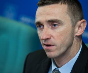 14.07.2019., Vukovar - Konferencija za novinare vukovarskog gradonacelnika Ivana Penave u povodu odluke Ustavnog suda vezane za statutarnu odluku ostvarivanja sluzbene uporabe jezika i pisma srpske nacionalne manjine na podrucju Grada Vukovara. Photo: Davor Javorovic/PIXSELL