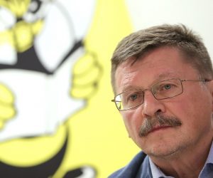 16.10.2019., Zagreb - Konferencija za medije sindikata u skolstvu na temu danasnje izjave premijera Andreja Plenkovica o povisici placa u javnom sektoru. Vilim Ribic. 
Photo: Goran Stanzl/PIXSELL
