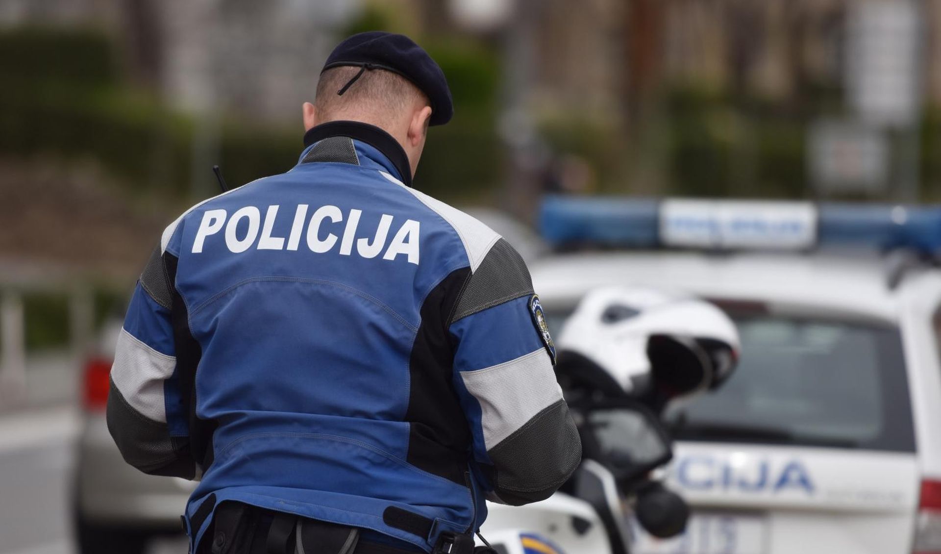 20.03.2017., Sibenik -
Policijske oznake na sluzbenim vozilima.
Photo: Hrvoje Jelavic/PIXSELL